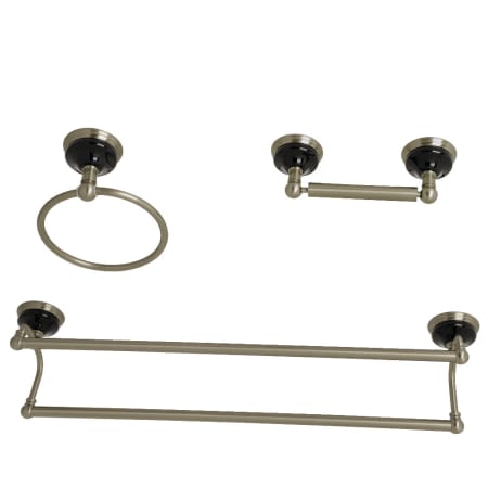 A large image of the Kingston Brass BAK911348 Brushed Nickel