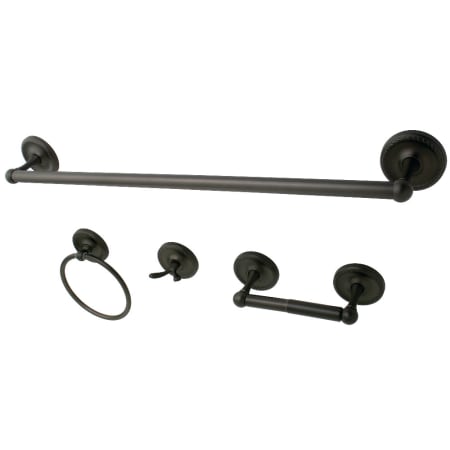 A large image of the Kingston Brass BAK911478 Oil Rubbed Bronze
