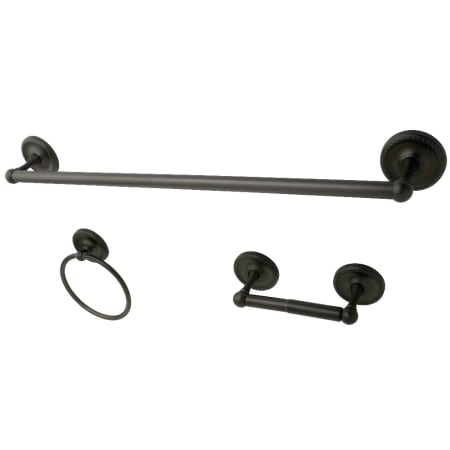 A large image of the Kingston Brass BAK91148 Oil Rubbed Bronze