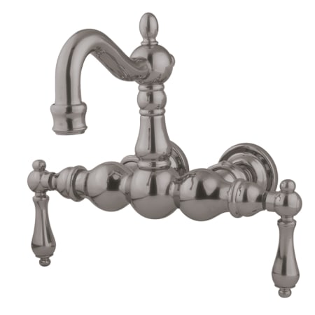 A large image of the Kingston Brass CC1001T Brushed Nickel
