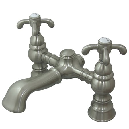 A large image of the Kingston Brass CC1134T Brushed Nickel