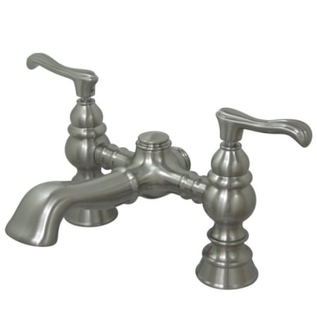 A large image of the Kingston Brass CC1138T Brushed Nickel