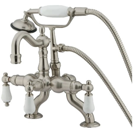 A large image of the Kingston Brass CC2012T Brushed Nickel