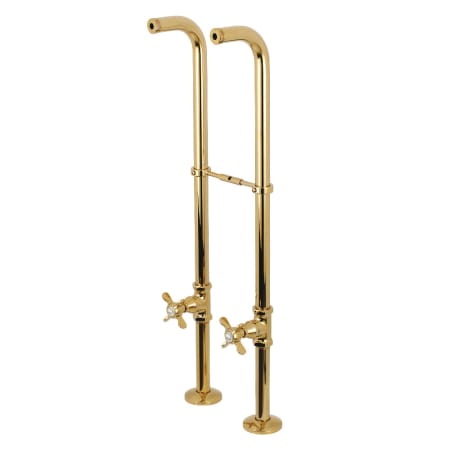 A large image of the Kingston Brass CC266S.BEX Polished Brass