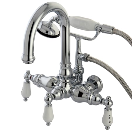 A large image of the Kingston Brass CC3016T Polished Chrome