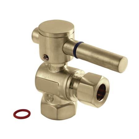A large image of the Kingston Brass CC3310.DL Brushed Brass