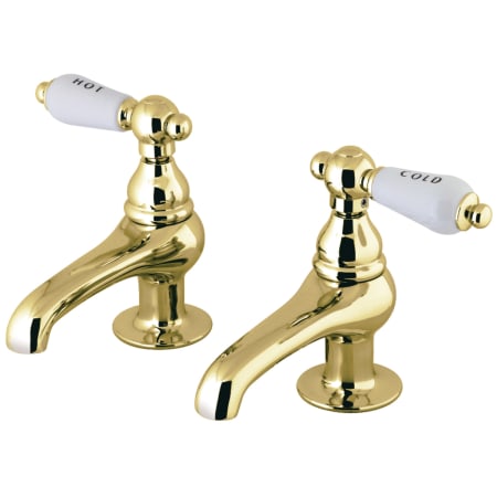 A large image of the Kingston Brass CC4L Polished Brass