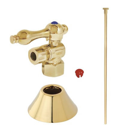 A large image of the Kingston Brass CC4310.TKF20 Polished Brass