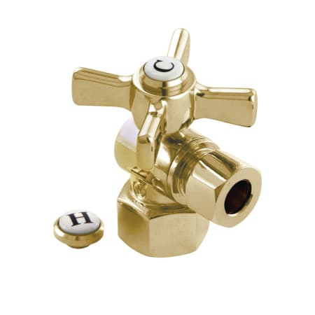 A large image of the Kingston Brass CC4310.ZX Polished Brass