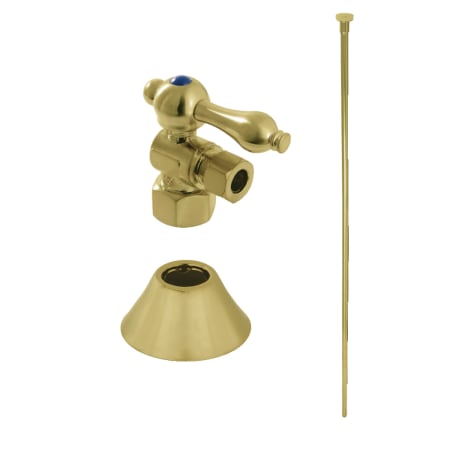 A large image of the Kingston Brass CC4310.TKF20 Brushed Brass