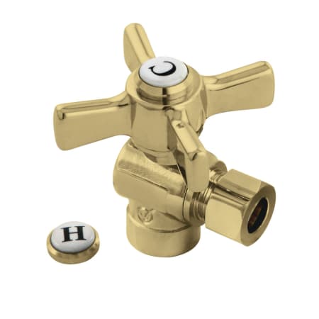 A large image of the Kingston Brass CC4320.ZX Polished Brass