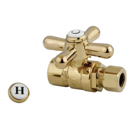 A large image of the Kingston Brass CC4325.X Polished Brass