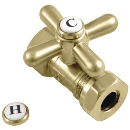 A large image of the Kingston Brass CC4415.X Brushed Brass