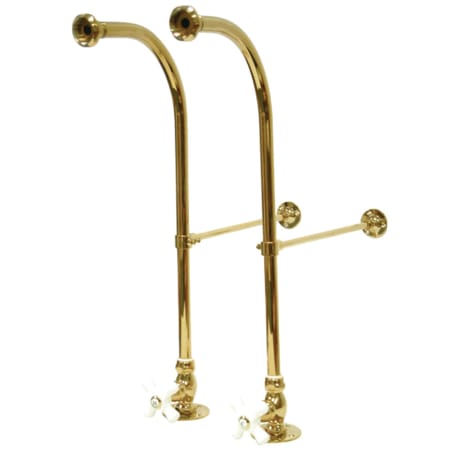A large image of the Kingston Brass CC45.CX Polished Brass