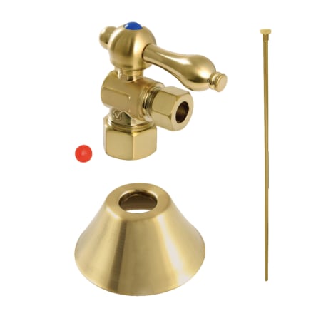 A large image of the Kingston Brass CC5330.TKF20 Brushed Brass