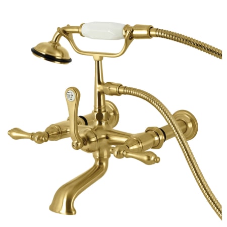 A large image of the Kingston Brass CC541T Brushed Brass
