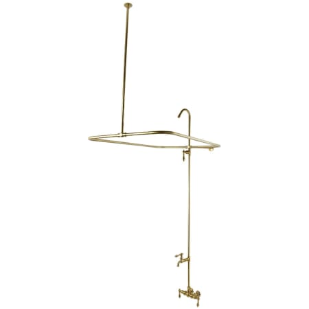 A large image of the Kingston Brass CC61T Brushed Brass