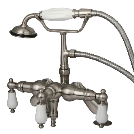 A large image of the Kingston Brass CC621T Brushed Nickel