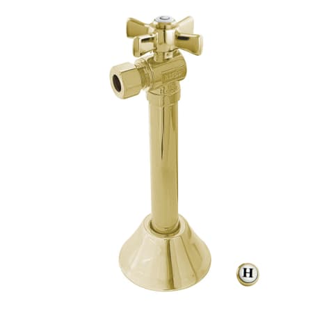 A large image of the Kingston Brass CC8320.ZX Polished Brass