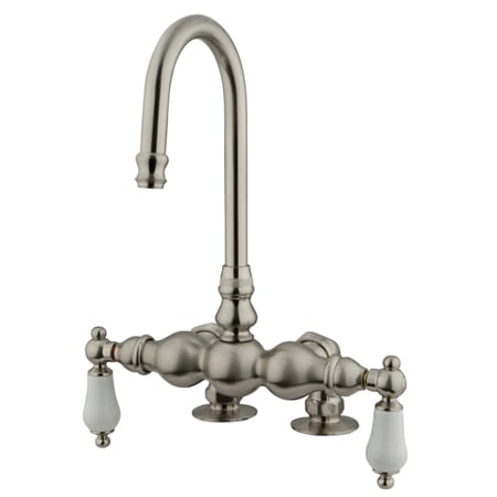 A large image of the Kingston Brass CC93T Brushed Nickel