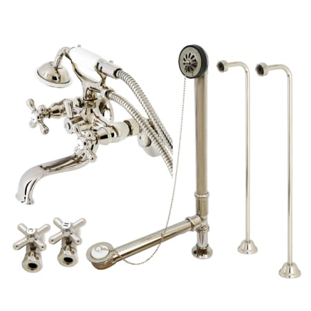 A large image of the Kingston Brass CCK225 Polished Nickel
