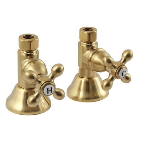 A large image of the Kingston Brass CCK4415.AX Brushed Brass