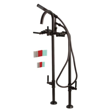 A large image of the Kingston Brass CCK810.DKL Oil Rubbed Bronze