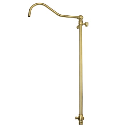 A large image of the Kingston Brass CCR617 Brushed Brass