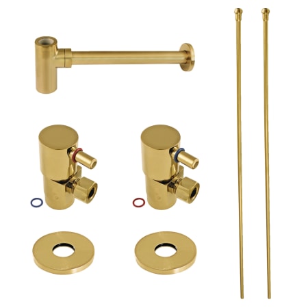 A large image of the Kingston Brass CD4330.DLLKB30 Brushed Brass