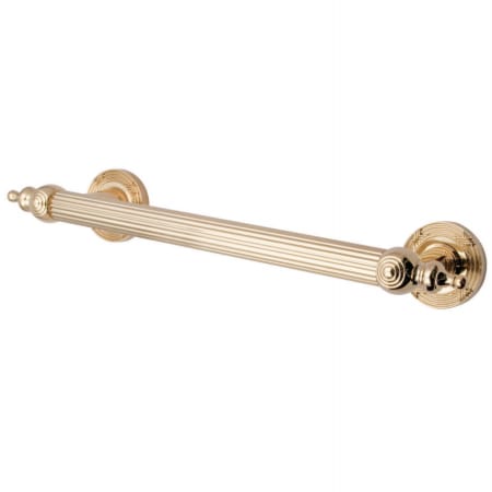 A large image of the Kingston Brass DR71012 Polished Brass