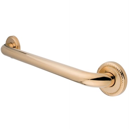 A large image of the Kingston Brass DR81416 Polished Brass