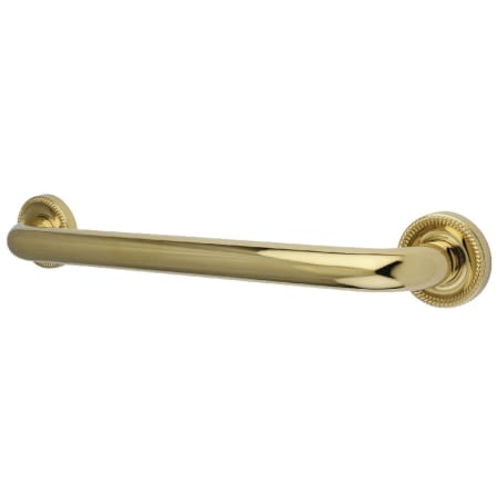 A large image of the Kingston Brass DR91412 Polished Brass