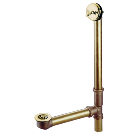 A large image of the Kingston Brass DTL118 Polished Brass