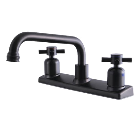 A large image of the Kingston Brass FB213.DX Oil Rubbed Bronze