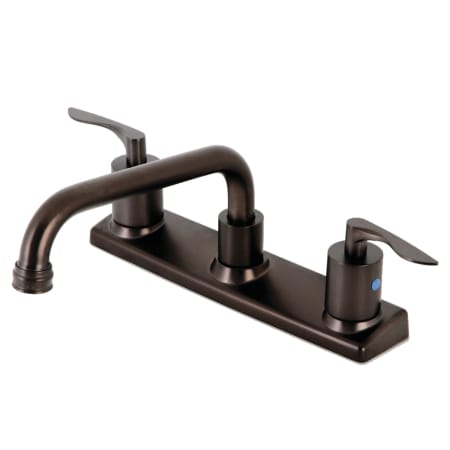 A large image of the Kingston Brass FB213.SVL Oil Rubbed Bronze