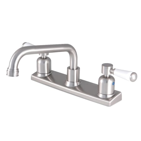 A large image of the Kingston Brass FB213.DPL Brushed Nickel