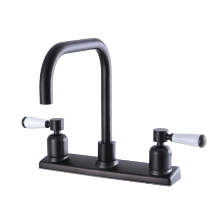 A large image of the Kingston Brass FB214.DPL Oil Rubbed Bronze