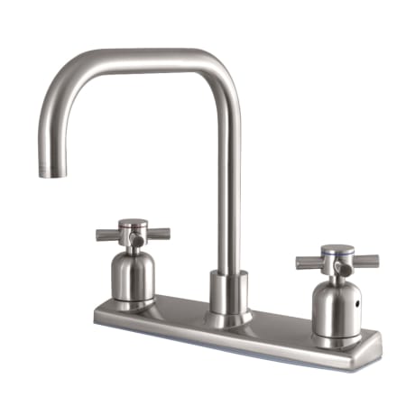 A large image of the Kingston Brass FB214.DX Brushed Nickel