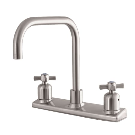 A large image of the Kingston Brass FB214.ZX Brushed Nickel