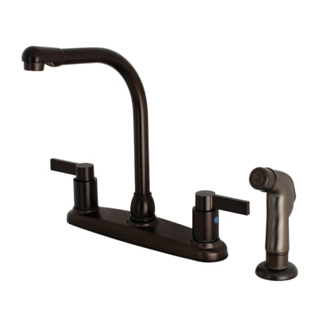 A large image of the Kingston Brass FB275.NDLSP Oil Rubbed Bronze