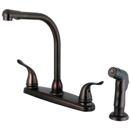 A large image of the Kingston Brass FB275.YLSP Oil Rubbed Bronze