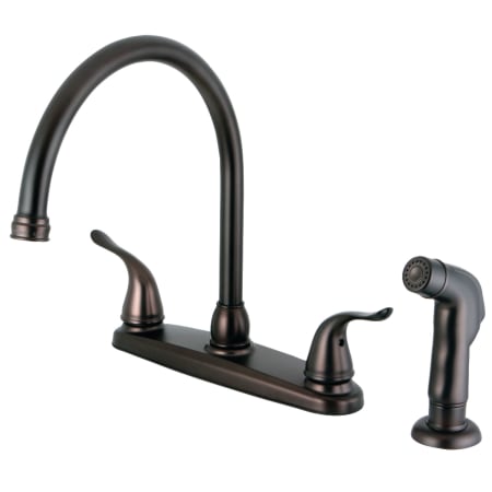 A large image of the Kingston Brass FB279.YLSP Oil Rubbed Bronze