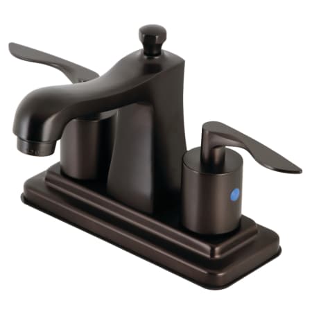 A large image of the Kingston Brass FB464.SVL Oil Rubbed Bronze