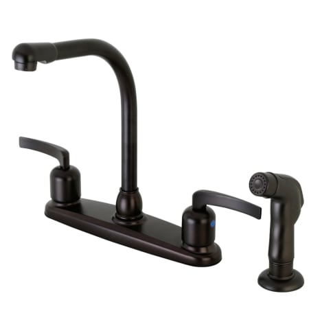A large image of the Kingston Brass FB75.EFLSP Oil Rubbed Bronze