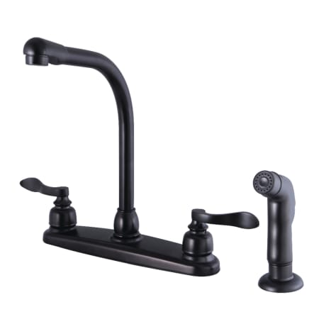 A large image of the Kingston Brass FB75.NFLSP Oil Rubbed Bronze