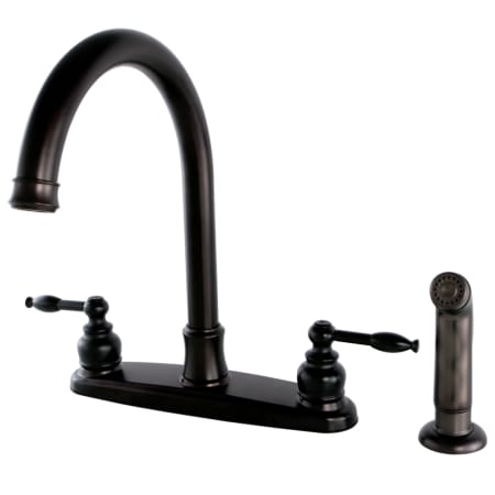 A large image of the Kingston Brass FB779.KLSP Oil Rubbed Bronze