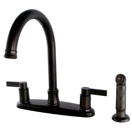 A large image of the Kingston Brass FB779.NDLSP Oil Rubbed Bronze