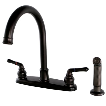 A large image of the Kingston Brass FB779.NMLSP Oil Rubbed Bronze