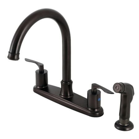 A large image of the Kingston Brass FB779.SVLSP Oil Rubbed Bronze