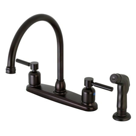 A large image of the Kingston Brass FB79.DLSP Oil Rubbed Bronze